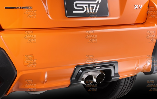 STI Stainless Steel Sports Muffler & Garnish Set - XV GT3 GT7